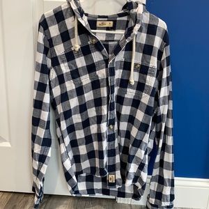 Flannel hooded Shirt!